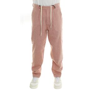PANTALACCIO IN LINO SALMONE